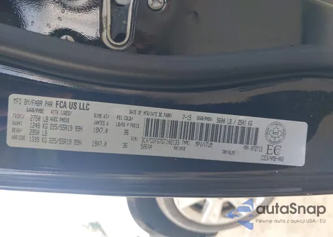 2016 Dodge Journey R/T from USA, damaged, VIN 3C4PDDFG7GT102133